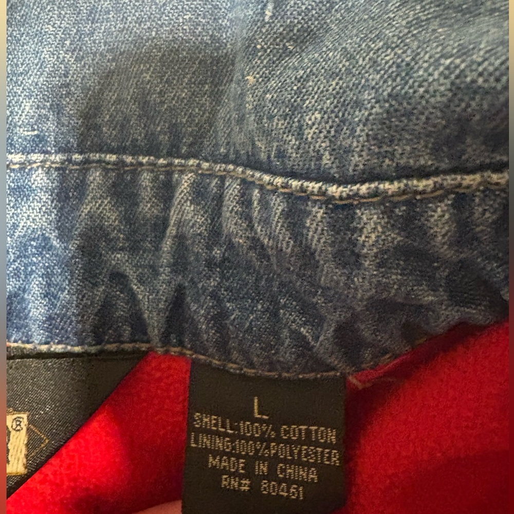 Denim Flannel Lined Jacket - Picture 8 of 8